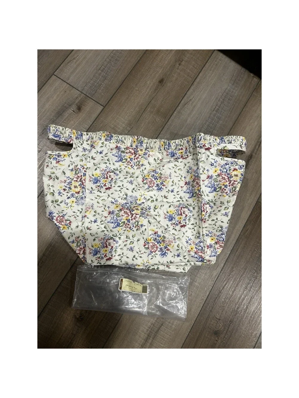 Longaberger Personal File Basket Liner Spring Floral fabric NEW